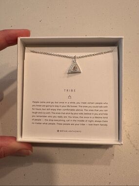 Bryan Anthony’s Tribe Triangle Pendant Necklace - Silver